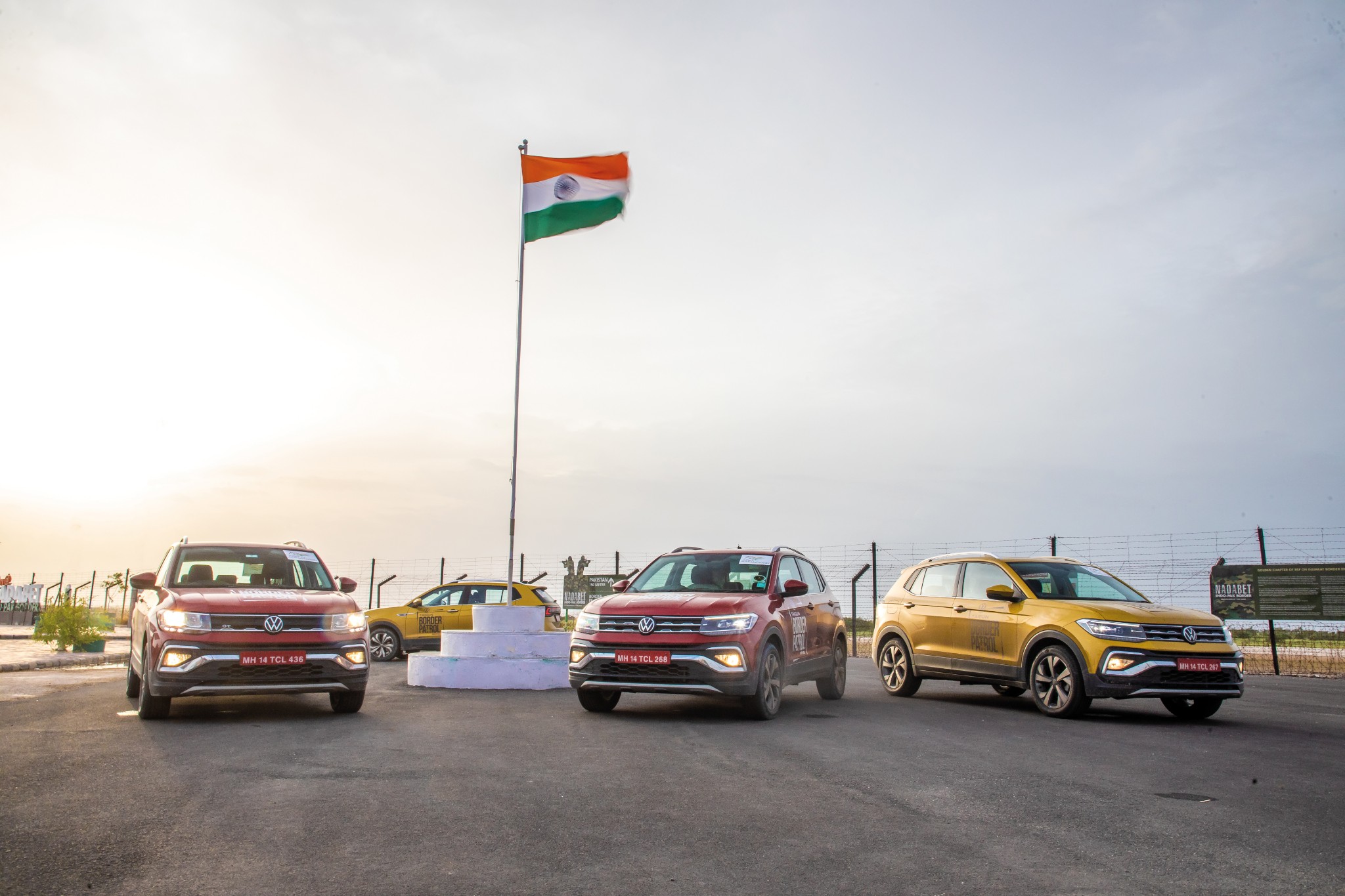 Volkswagen Taigun on the border roads | Border Patrol Volkswagen Taigun on the border roads | Border Patrol