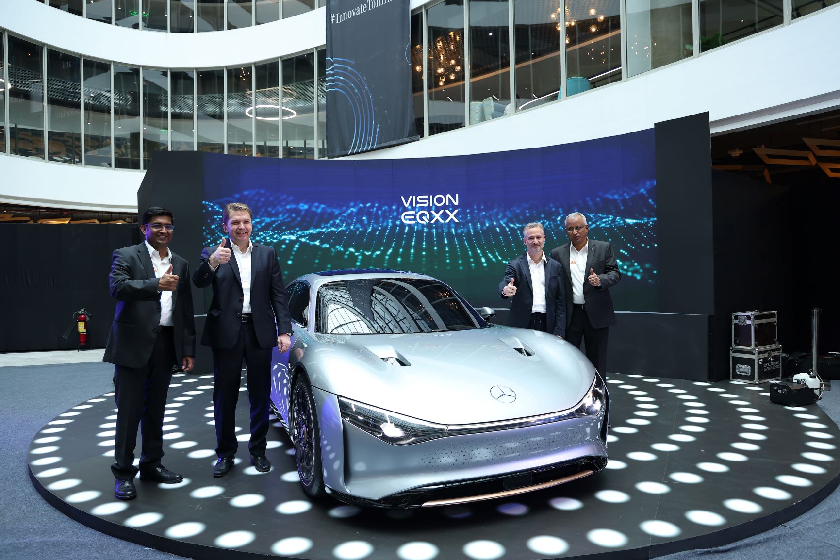 Mercedes-Benz Vision EQXX showcased at the 2022 Safe Roads Summit