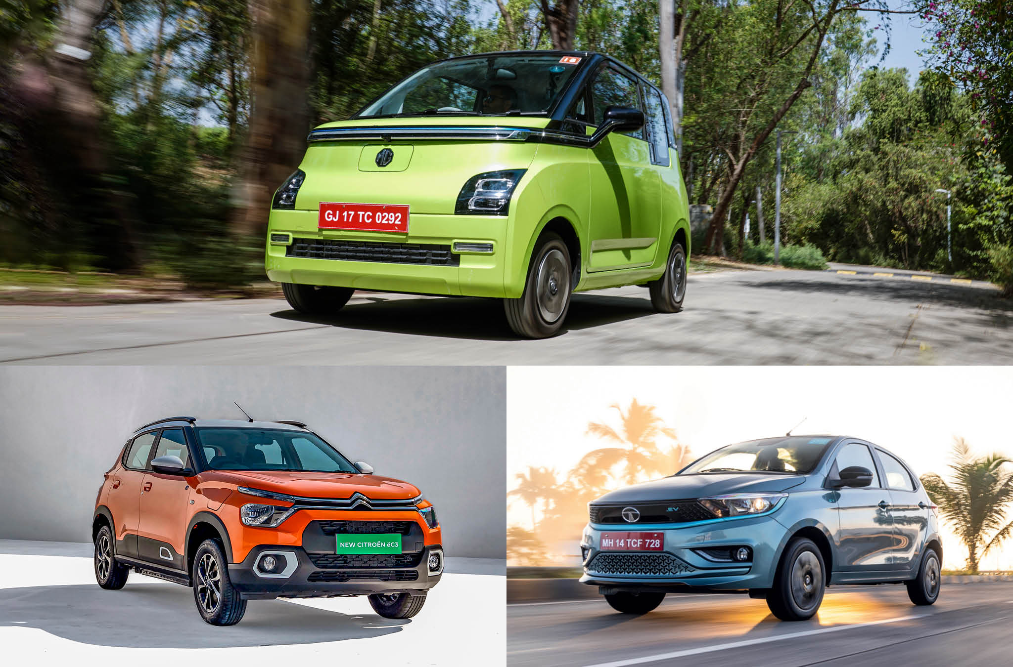 MG Comet EV v Tata Tiago EV v Citroen eC3 – specifications and prices compared MG Comet EV v Tata Tiago EV v Citroen eC3 – specifications and prices compared