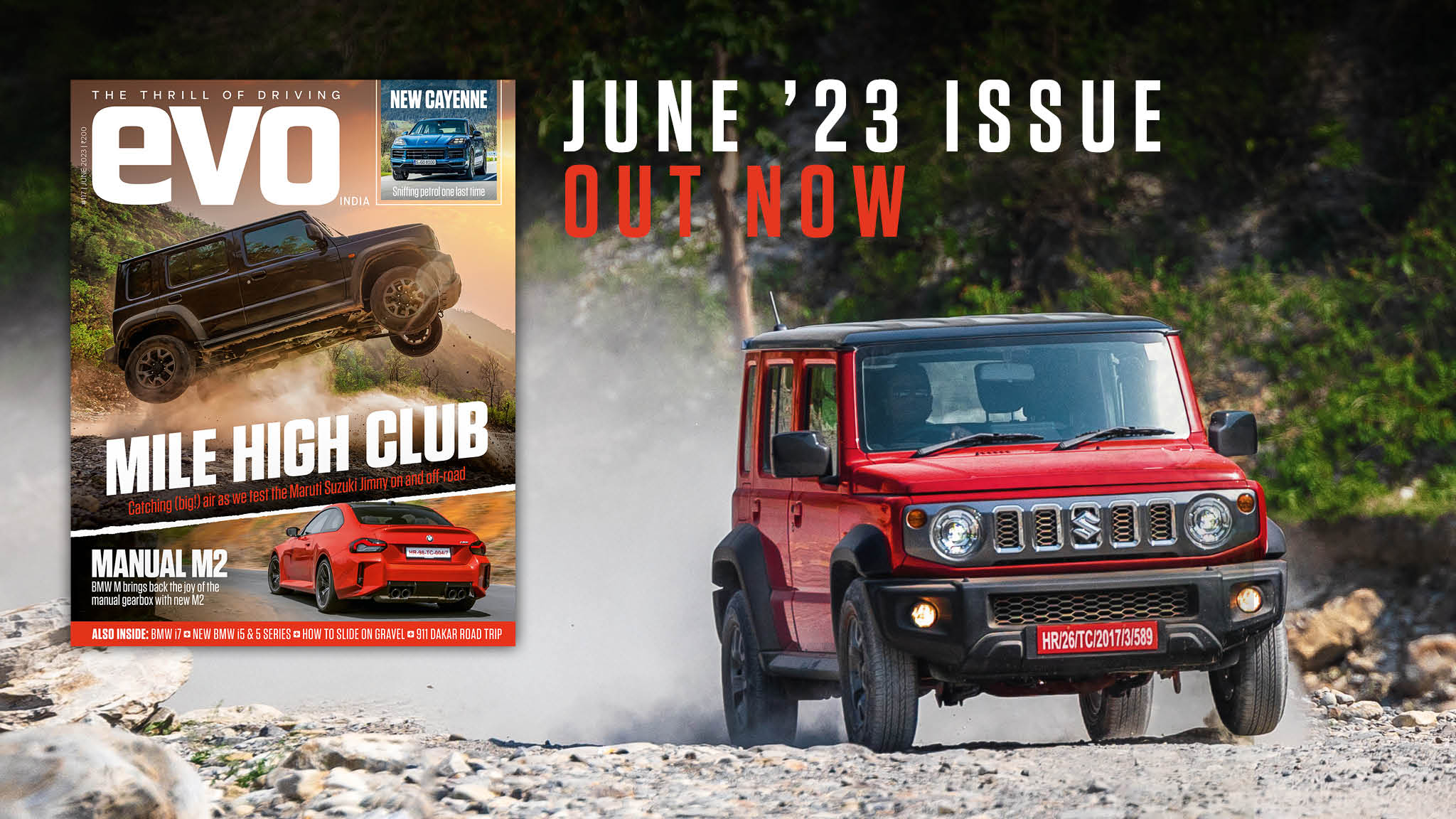 The hotly-anticipated Maruti Suzuki Jimny and manual BMW M2 headline June ’23 issue of evo India The hotly-anticipated Maruti Suzuki Jimny and manual BMW M2 headline June ’23 issue of evo India