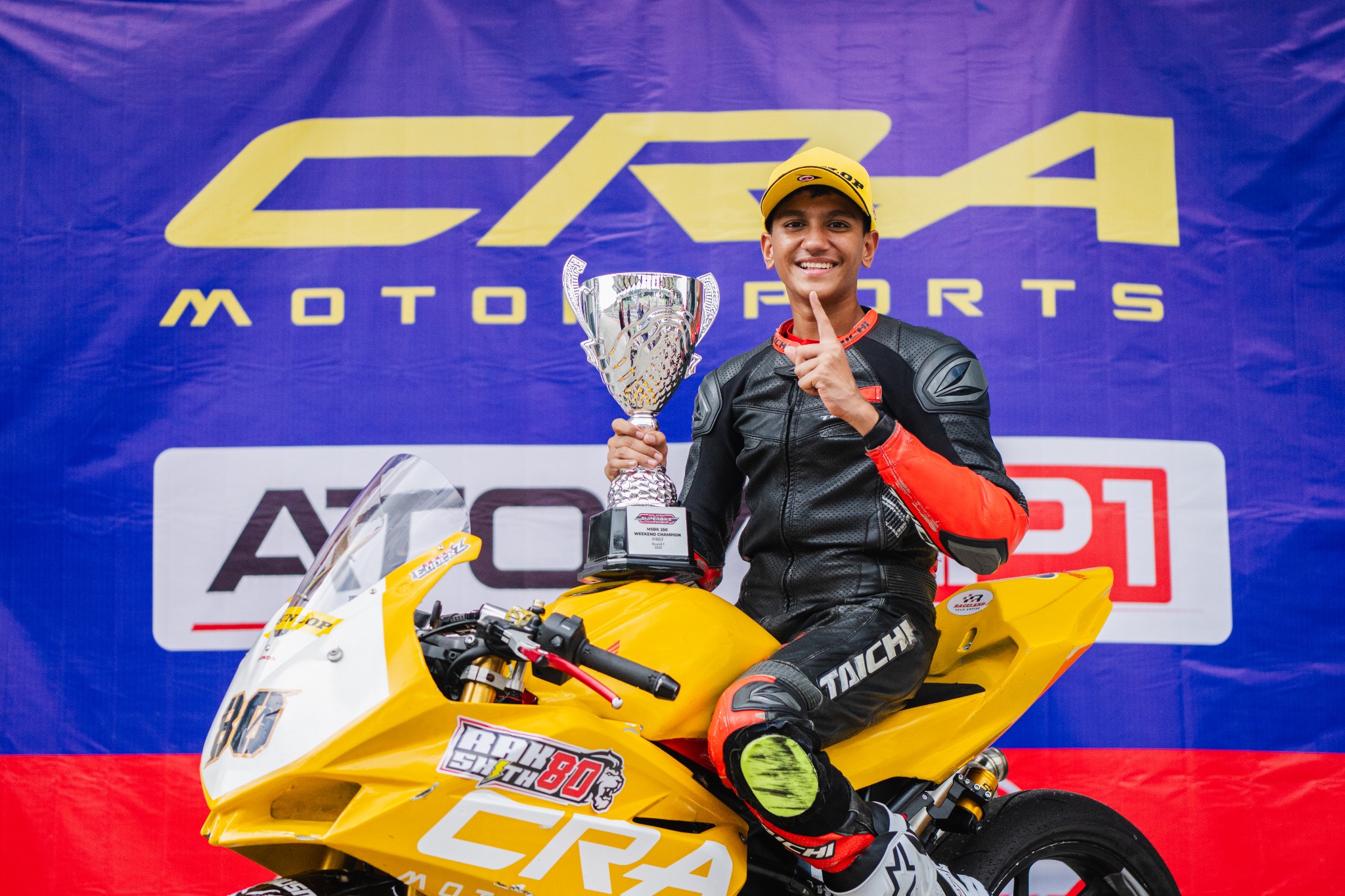 Indian team CRA Motorsports bags double win in Malaysian Superbike Championship Indian team CRA Motorsports bags double win in Malaysian Superbike Championship