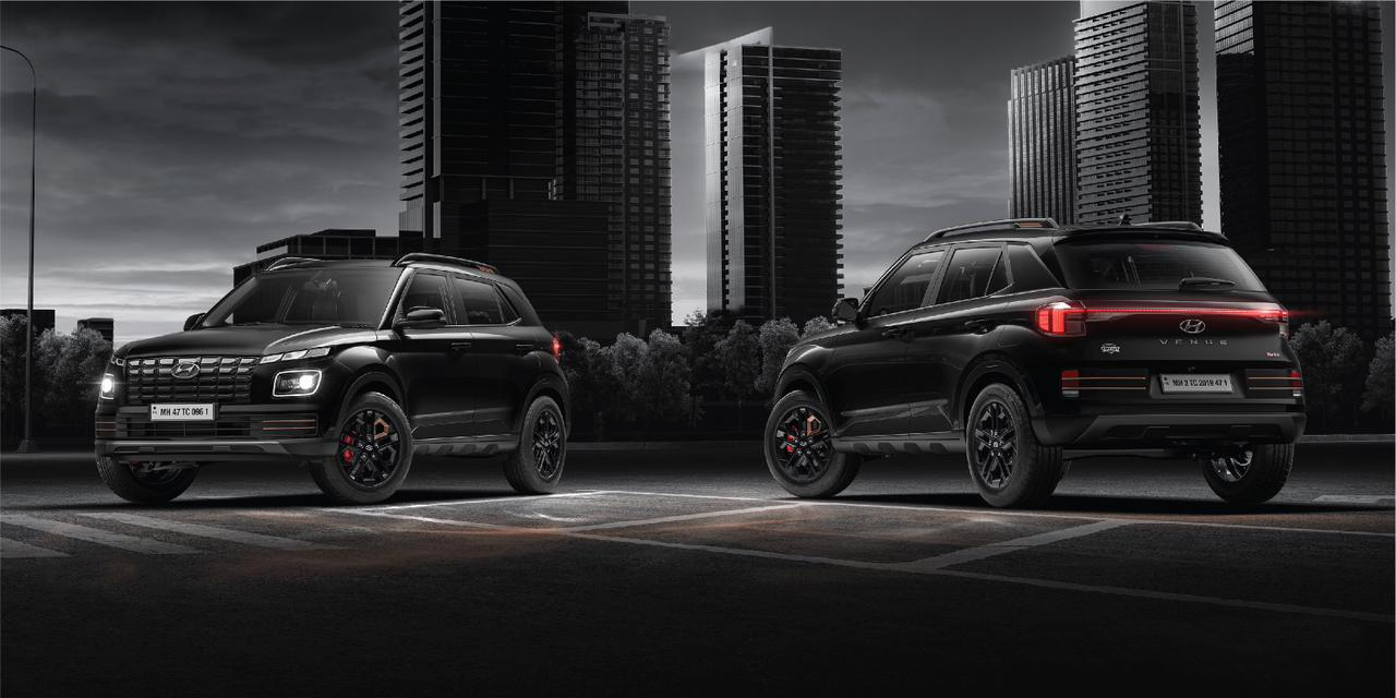 Hyundai launches Venue Knight Edition for Rs 10 lakh Hyundai launches Venue Knight Edition for Rs 10 lakh