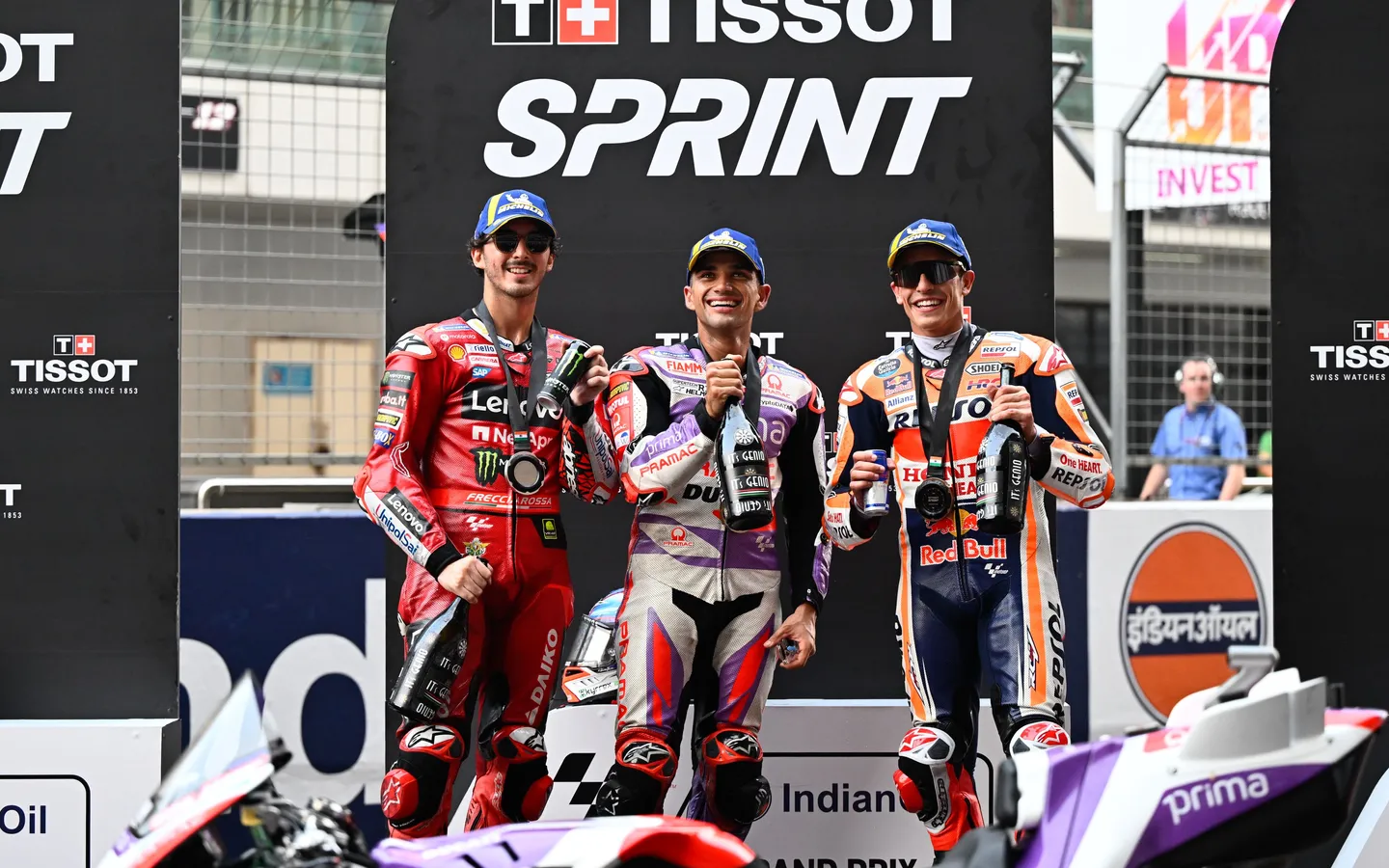 Jorge Martin triumphs in Indian MotoGP Sprint; Marco Bezzecchi stages remarkable comeback Jorge Martin triumphs in Indian MotoGP Sprint; Marco Bezzecchi stages remarkable comeback