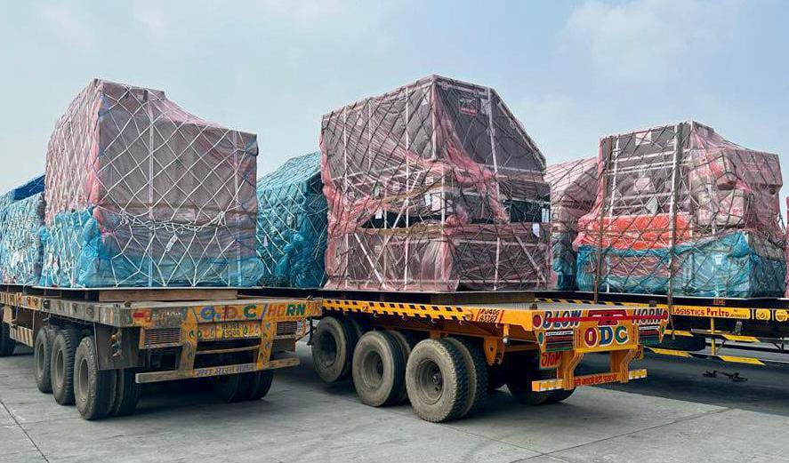 MotoGP bikes arrive in India MotoGP bikes arrive in India