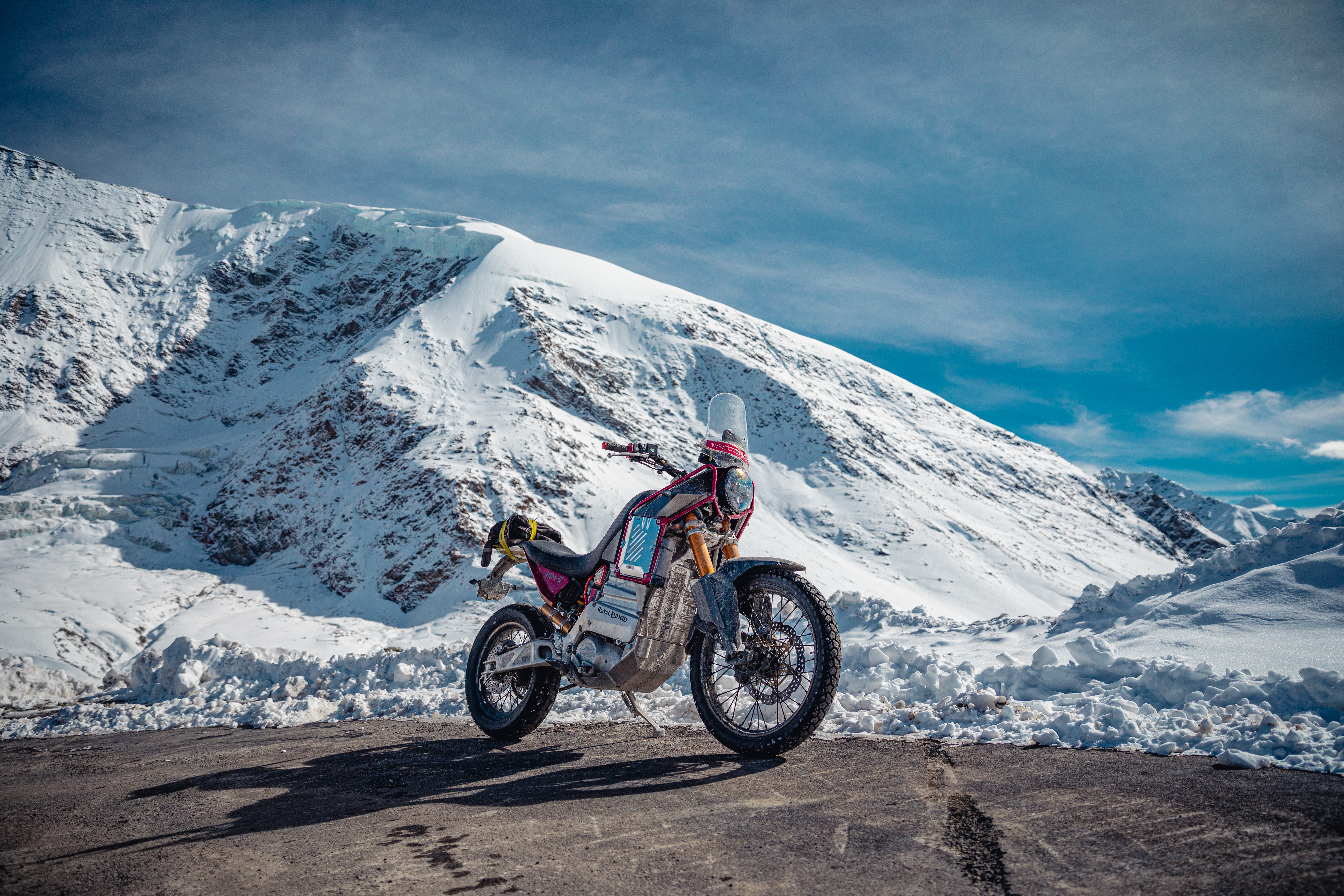 Royal Enfield unveils the electric Himalayan testbed at EICMA 2023