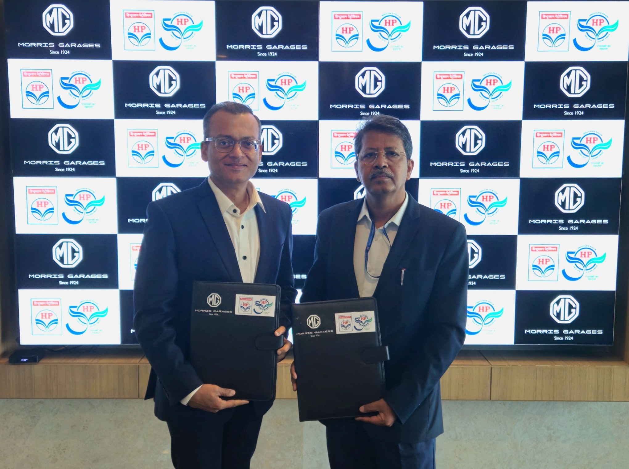 MG Motor India and HPCL join hands to boost the EV charging infrastructure. MG Motor India and HPCL join hands to boost the EV charging infrastructure.