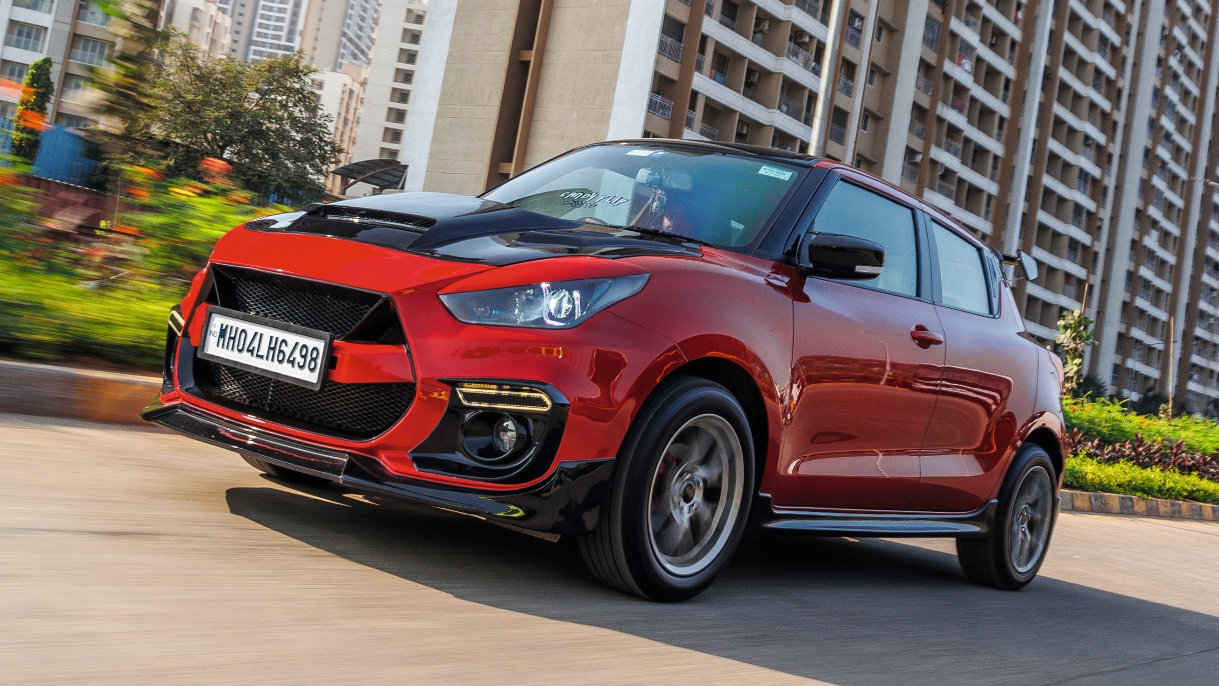 This Suzuki Swift has the ultimate NFS Underground 2 inspired mods! This Suzuki Swift has the ultimate NFS Underground 2 inspired mods!