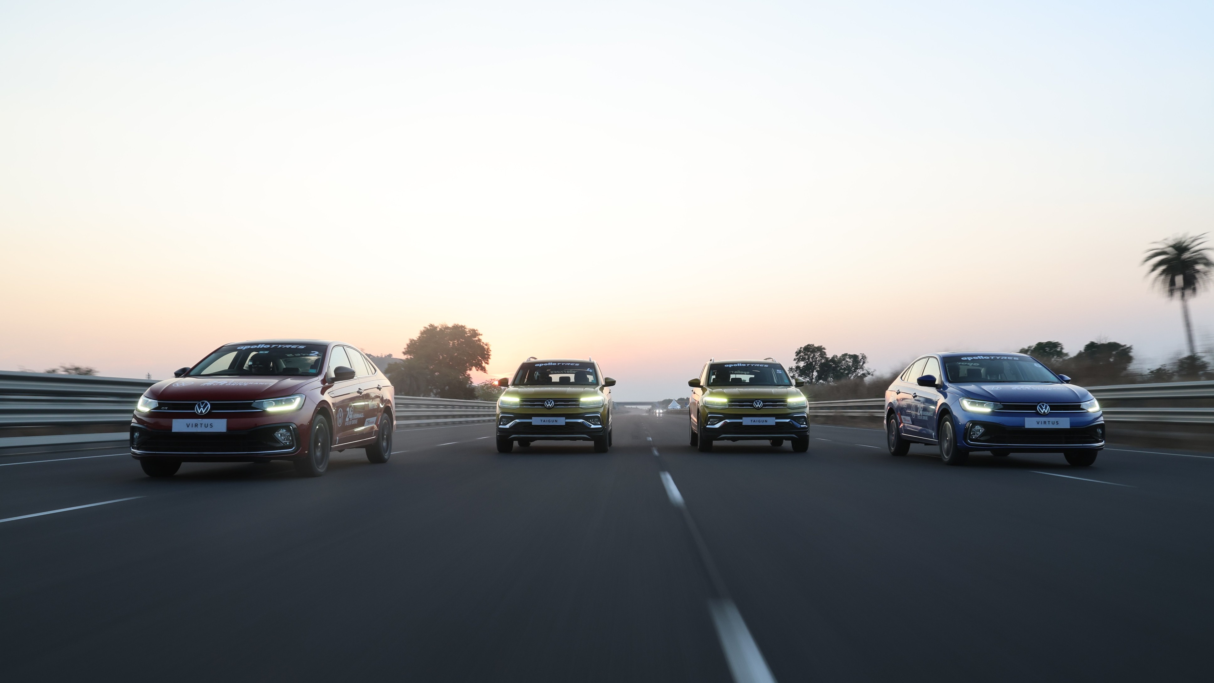 The Volkswagen Taigun and Virtus 24 hours endurance run held at NATRAX, Indore