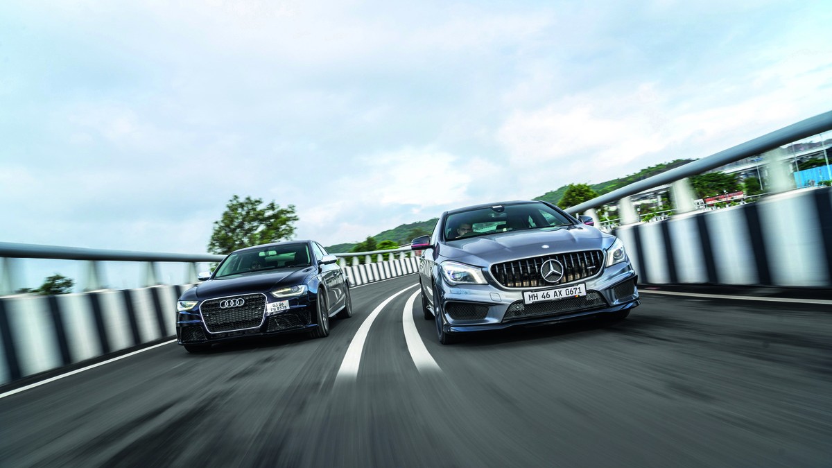 Tuned super-sedans Mercedes-AMG CLA 45 and Audi S4 Tuned super-sedans Mercedes-AMG CLA 45 and Audi S4