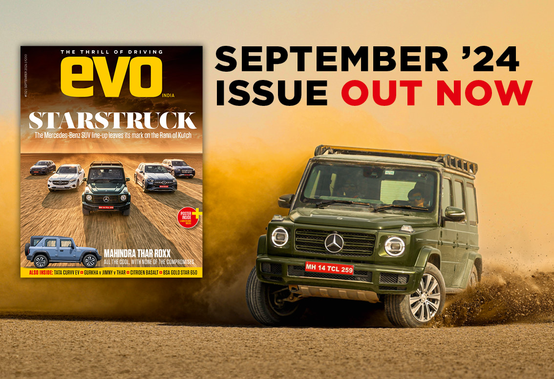 Mercedes-Benz’s SUV lineup takes centre stage in evo India’s September ’24 issue, alongside reviews of the Thar Roxx, Curvv EV, Basalt and more Mercedes-Benz’s SUV lineup takes centre stage in evo India’s September ’24 issue, alongside reviews of the Thar Roxx, Curvv EV, Basalt and more