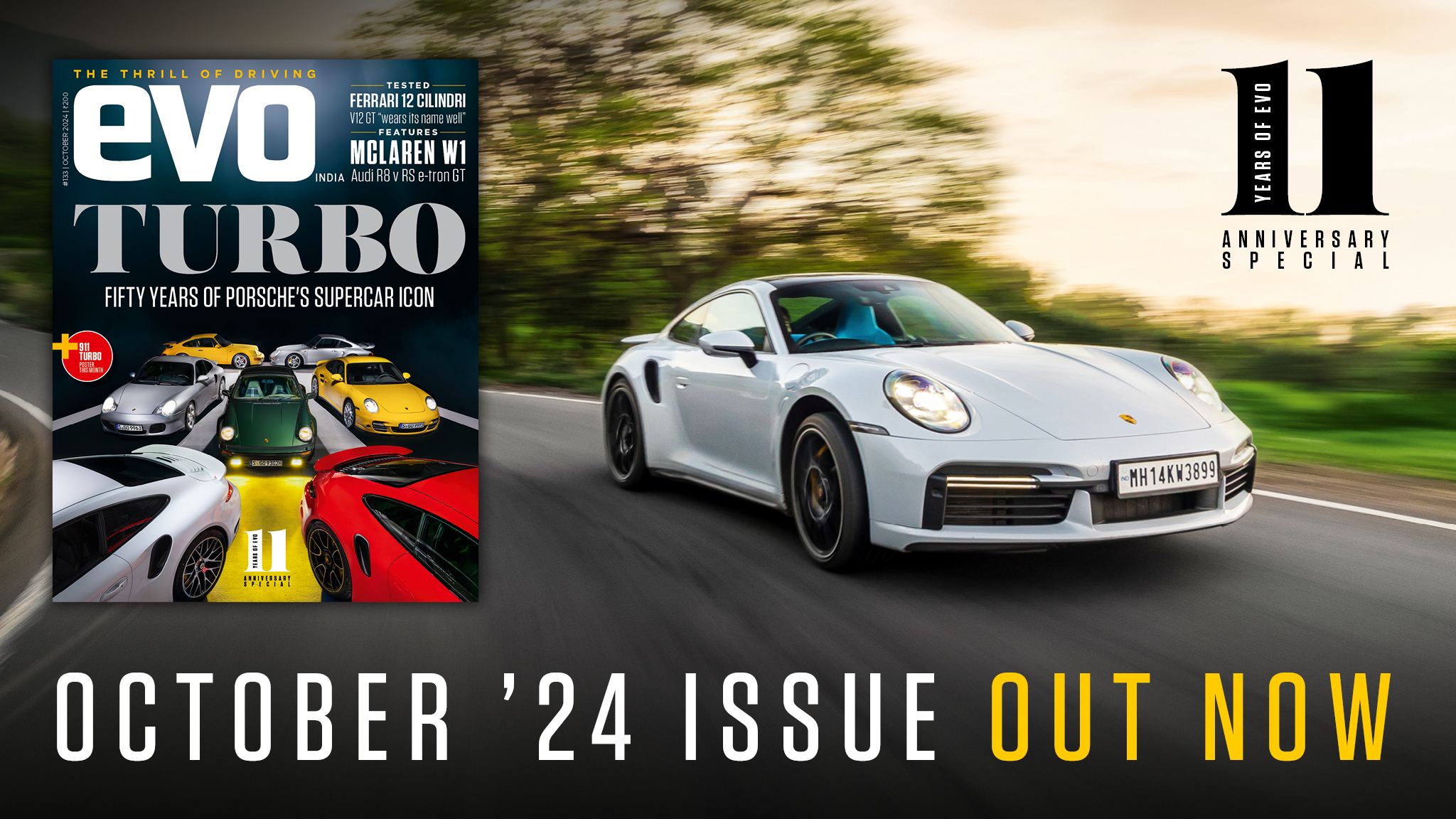 evo India’s epic 11th anniversary issue celebrates 50 years of the 911 Turbo evo India’s epic 11th anniversary issue celebrates 50 years of the 911 Turbo