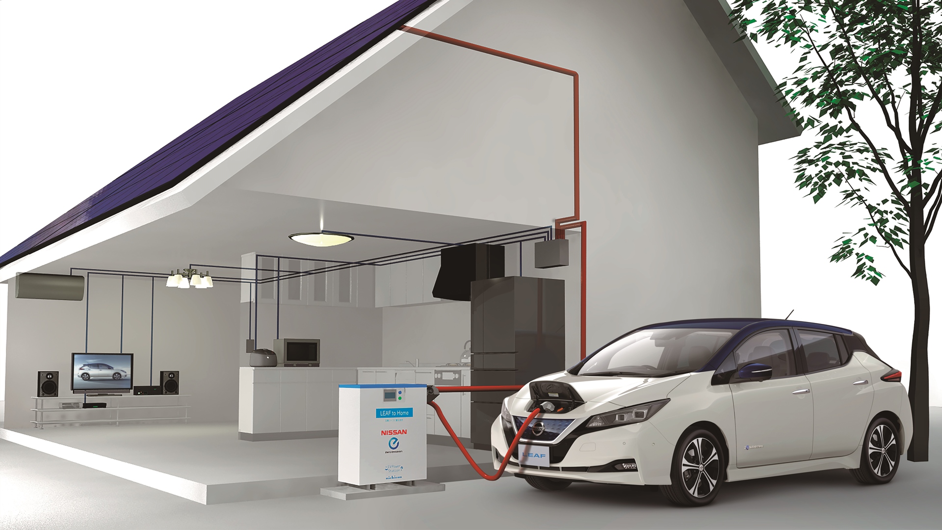 Nissan unveils the Leaf to the world Nissan unveils the Leaf to the world
