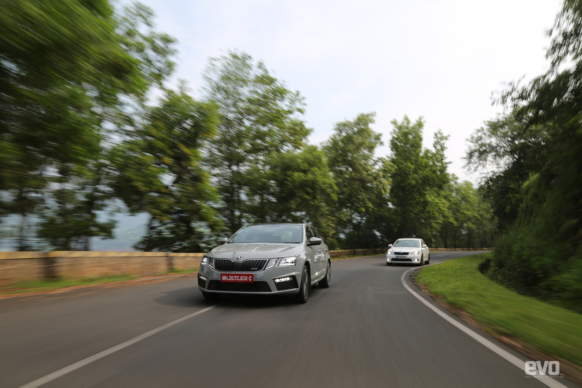 Three generations of Octavia RS