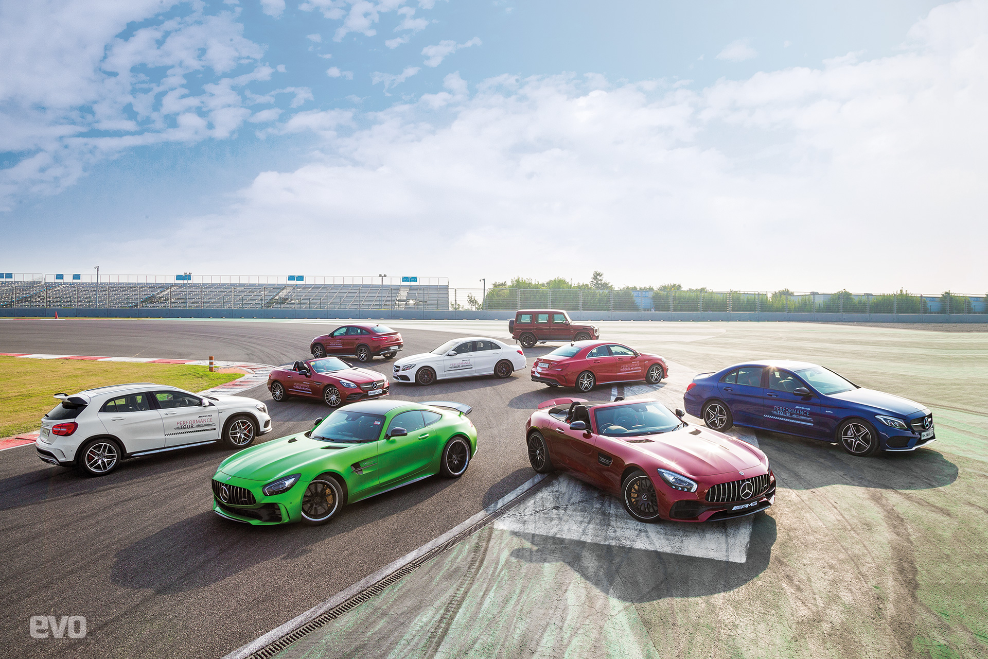 Celebrating 50 years of AMG at the Buddh International Circuit