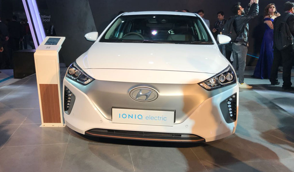 Auto Expo 2018: Hyundai showcases Ioniq EV concept