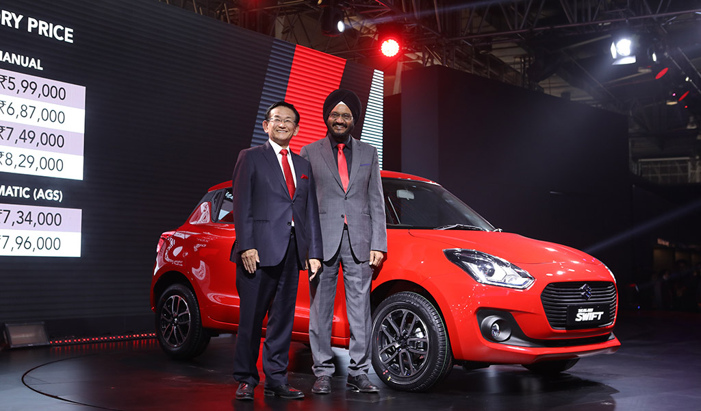 Auto Expo 2018: 2018 Swift launched at Rs. 4.99 lakh