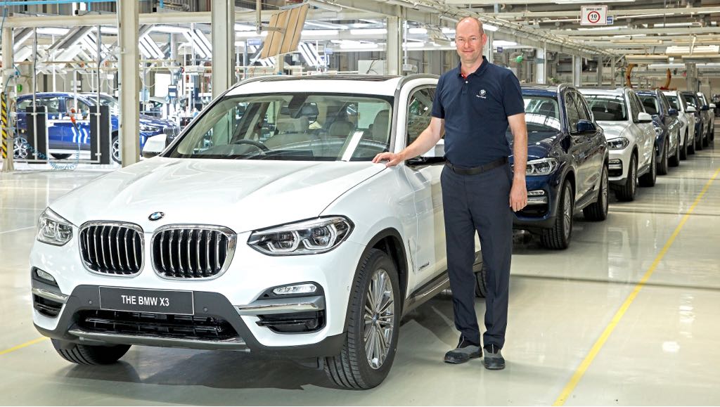 BMW X3 gen III, now made in India