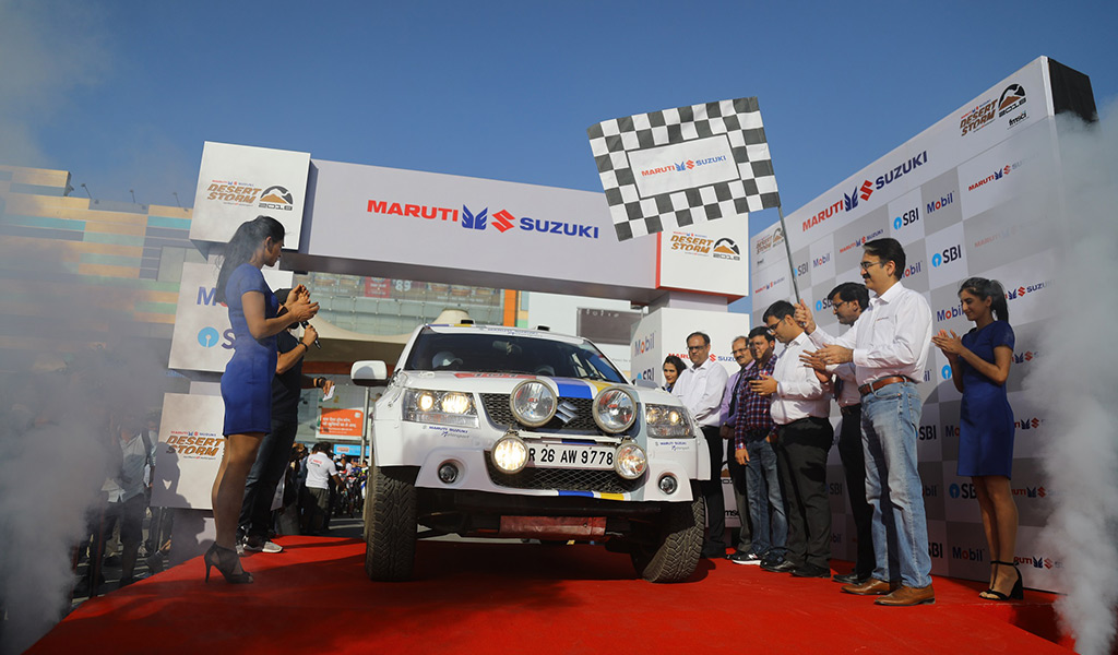 2018 Maruti Suzuki Desert Storm kick-starts in Noida 2018 Maruti Suzuki Desert Storm kick-starts in Noida