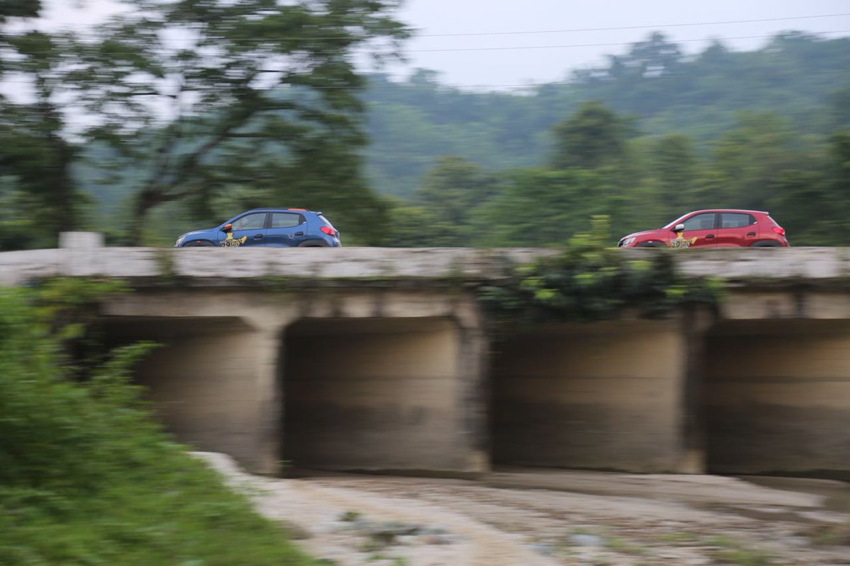 Day 13: The Renault Kwids drive back into West Bengal as the next leg begins Day 13: The Renault Kwids drive back into West Bengal as the next leg begins