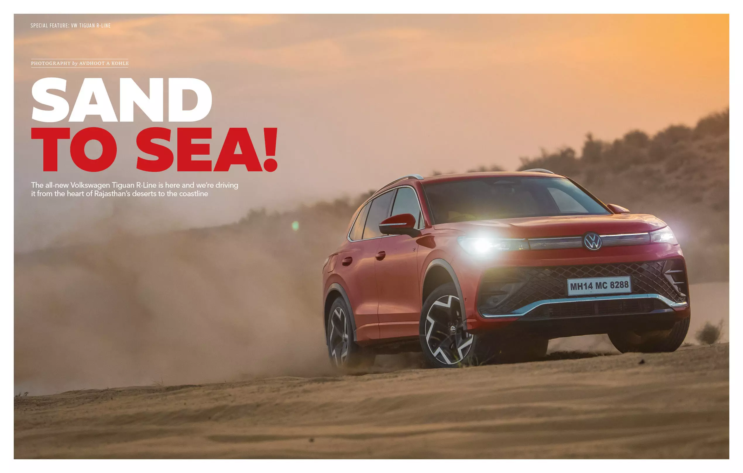 Tiguan R-Line put through its paces and beyond Tiguan R-Line put through its paces and beyond