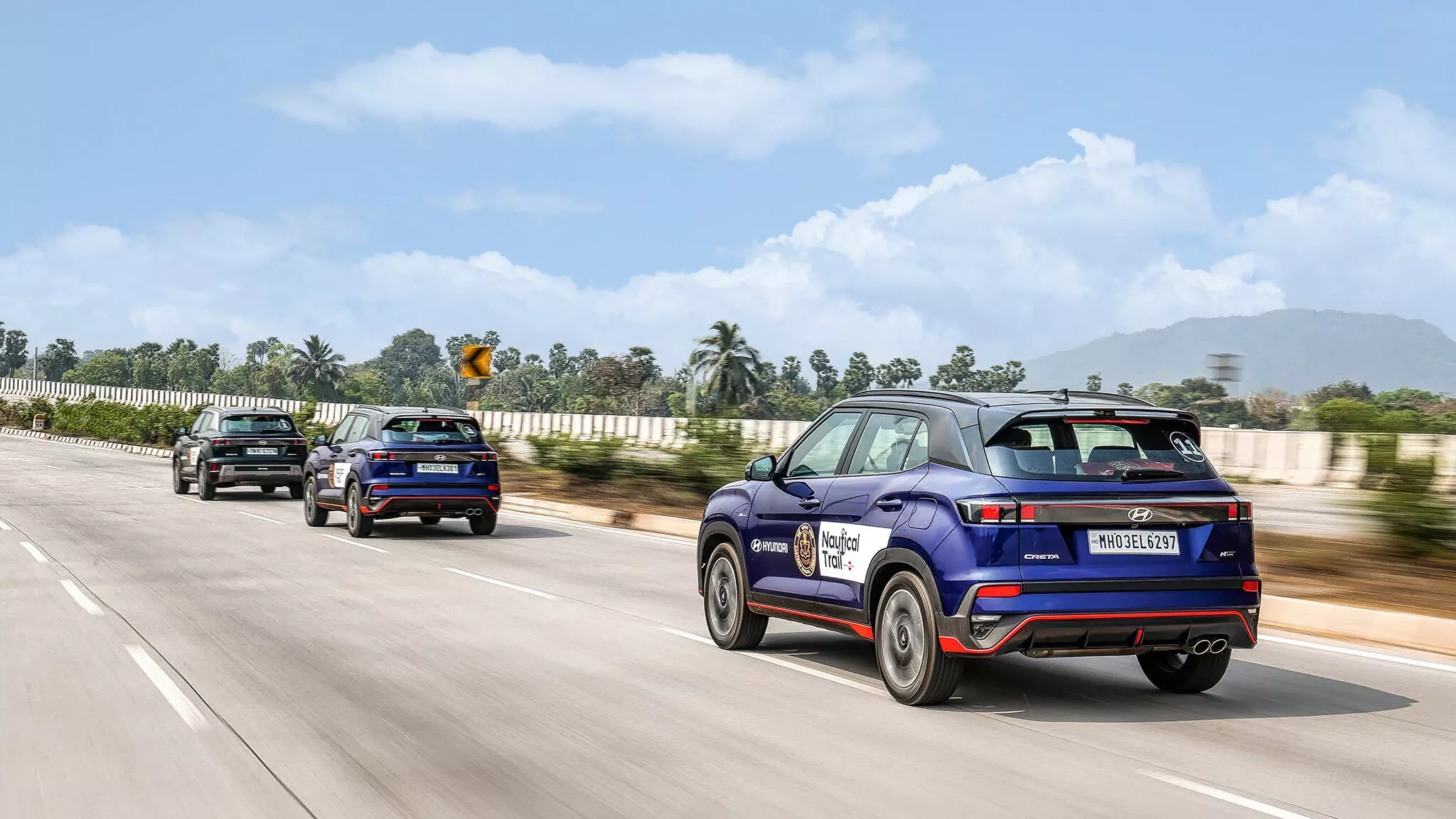 A squad of 15 Hyundai SUVs driven in unison certainly made some heads turn in wonder. -Shot by Rithwik Vijay & Isaipriyan Ignatius Stani for Evo India A squad of 15 Hyundai SUVs driven in unison certainly made some heads turn in wonder. -Shot by Rithwik Vijay & Isaipriyan Ignatius Stani for Evo India