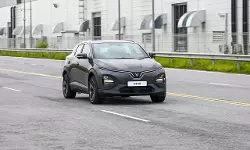 VinFast VF6 pre-production prototype driven VinFast VF6 pre-production prototype driven