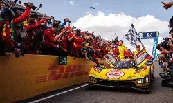 Ferrari wins the 24 hours of Le Mans, their third in a row