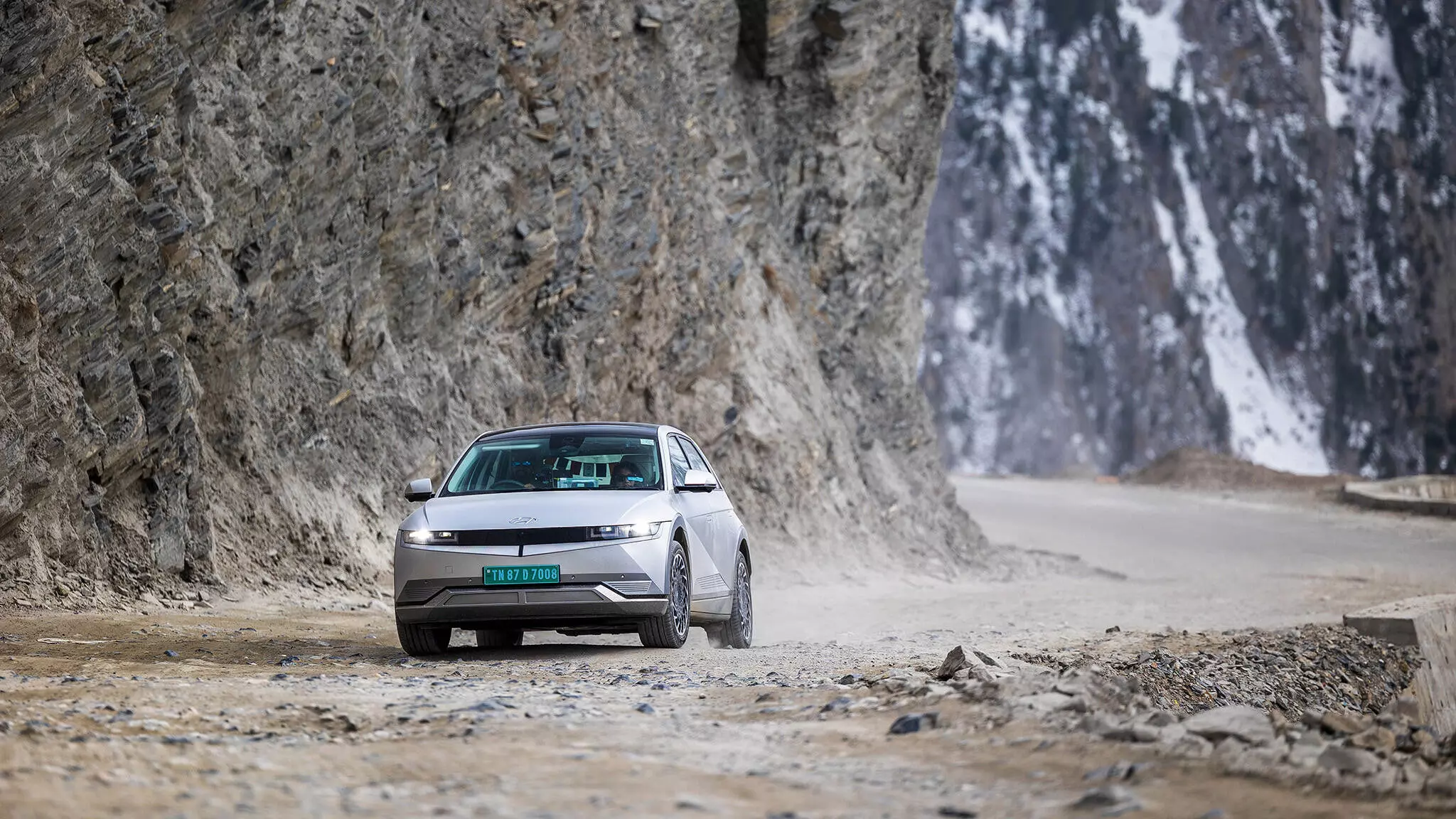 By the time we came back, the snow may have melted at Zojila, but the roads remained treacherous. -Shot by Avdhoot A Kolhe for Evo India By the time we came back, the snow may have melted at Zojila, but the roads remained treacherous. -Shot by Avdhoot A Kolhe for Evo India