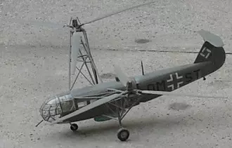 The Focke-Achgelis Fa-223 was a project to equip Hitler’s armed forces as the world’s first wartime helicopter. The Focke-Achgelis Fa-223 was a project to equip Hitler’s armed forces as the world’s first wartime helicopter.