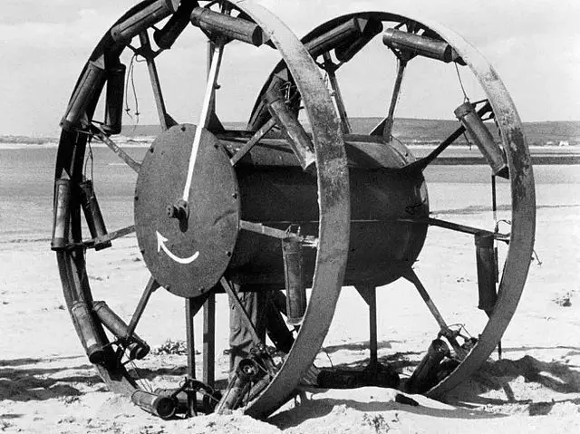Panjandrum were large carriage-like contraptions devised by the British military. Panjandrum were large carriage-like contraptions devised by the British military.