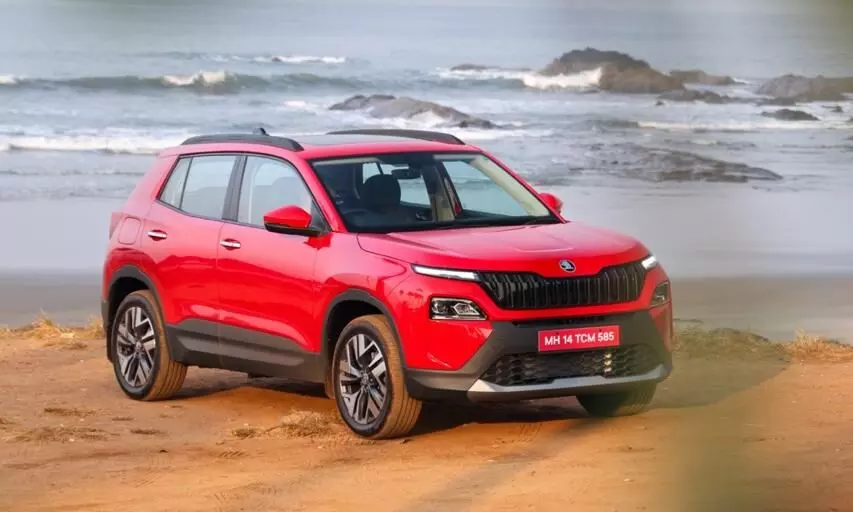 Each product from Škodas model line-up for India, including the Kylaq compact SUV, is offered with the option of an automatic transmission, right from the base variant – shot by Team evo India