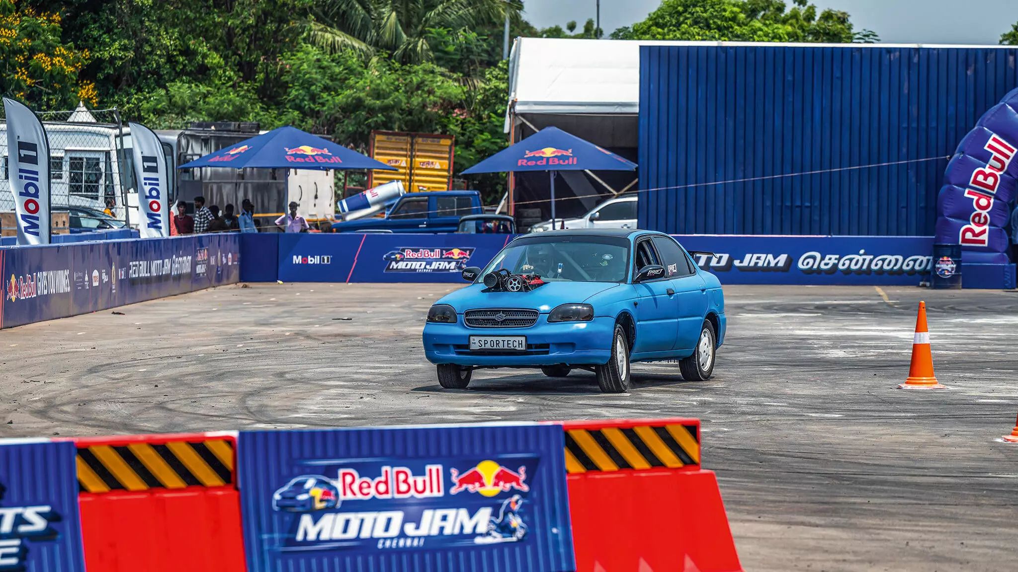 This RWD Baleno was commissioned by Rakesh Bisht of Niklo Adventures and built by Sportech with a budget of under ₹3 lakh including the donor car.
