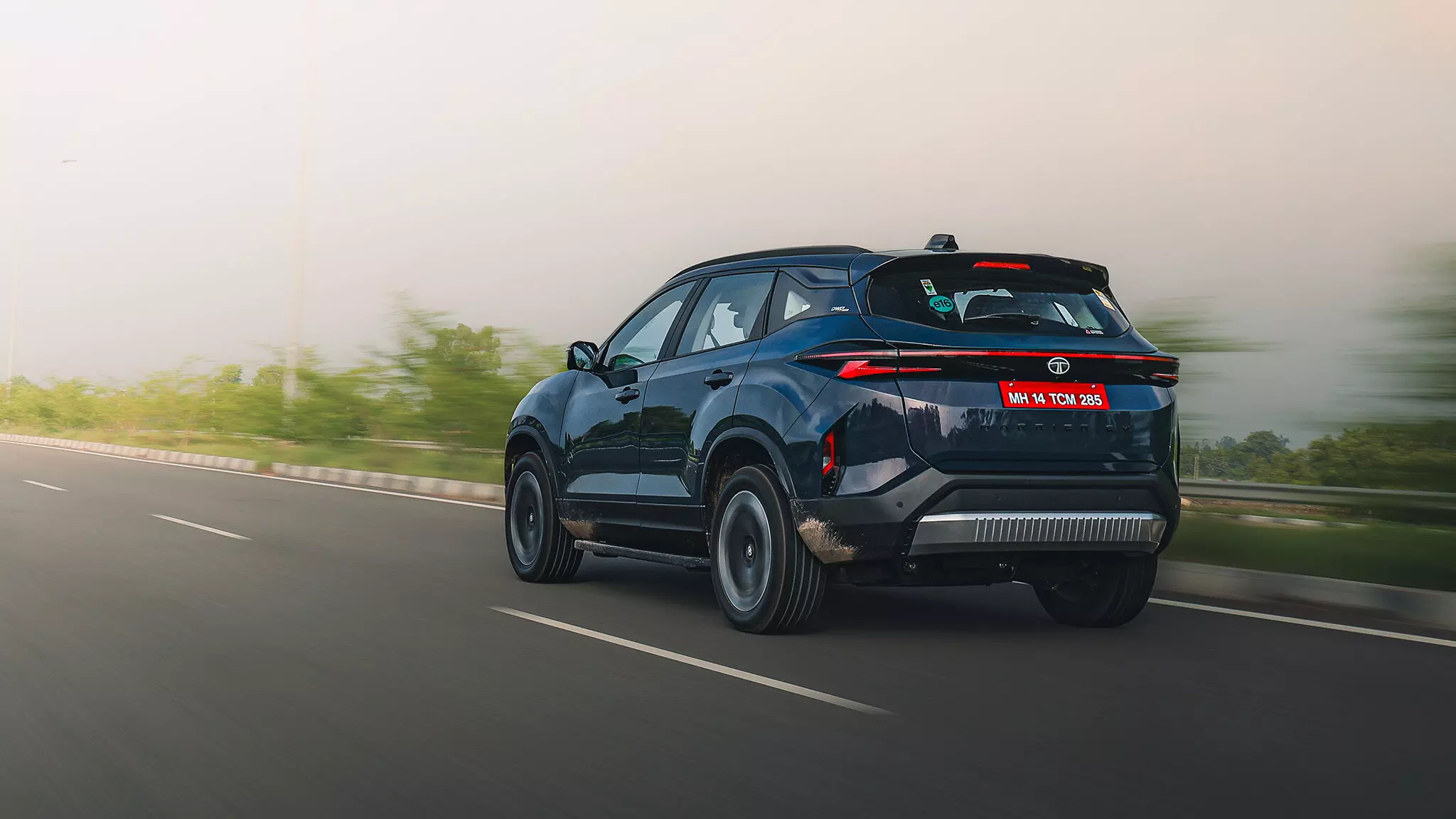 The City mode alone gives the Harrier EV ample power for quick and easy overtakes while the well calibrated throttle makes munching miles a breeze — Shot by Avdhoot A Kolhe for Evo India The City mode alone gives the Harrier EV ample power for quick and easy overtakes while the well calibrated throttle makes munching miles a breeze — Shot by Avdhoot A Kolhe for Evo India