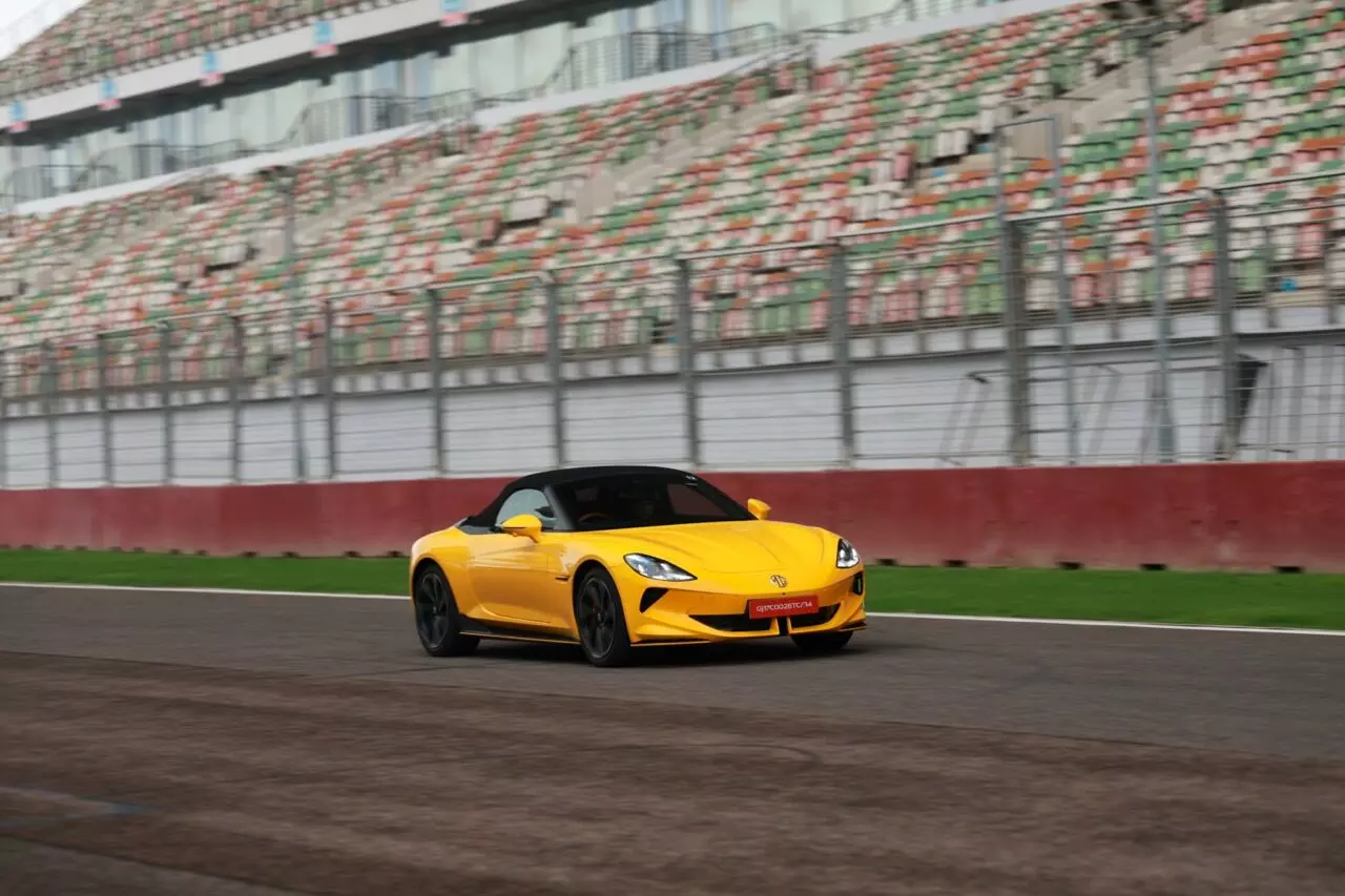The MG Cyberster accelerates from 0 to 100kmph in 3.2 seconds – shot by Rohit G Mane for evo India The MG Cyberster accelerates from 0 to 100kmph in 3.2 seconds – shot by Rohit G Mane for evo India