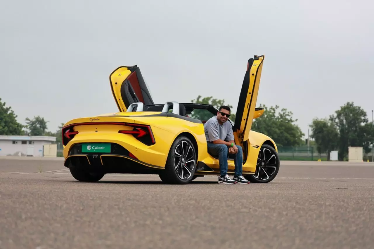 The Cyberster opens up a whole new segment, especially in the Indian context – shot by Rohit G Mane for evo India The Cyberster opens up a whole new segment, especially in the Indian context – shot by Rohit G Mane for evo India