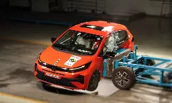 Tata Altroz facelift was crash tested in the Bharat NCAP and has scored a 5-star rating Tata Altroz facelift was crash tested in the Bharat NCAP and has scored a 5-star rating