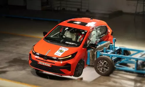 Tata Altroz facelift was crash tested in the Bharat NCAP and has scored a 5-star rating Tata Altroz facelift was crash tested in the Bharat NCAP and has scored a 5-star rating