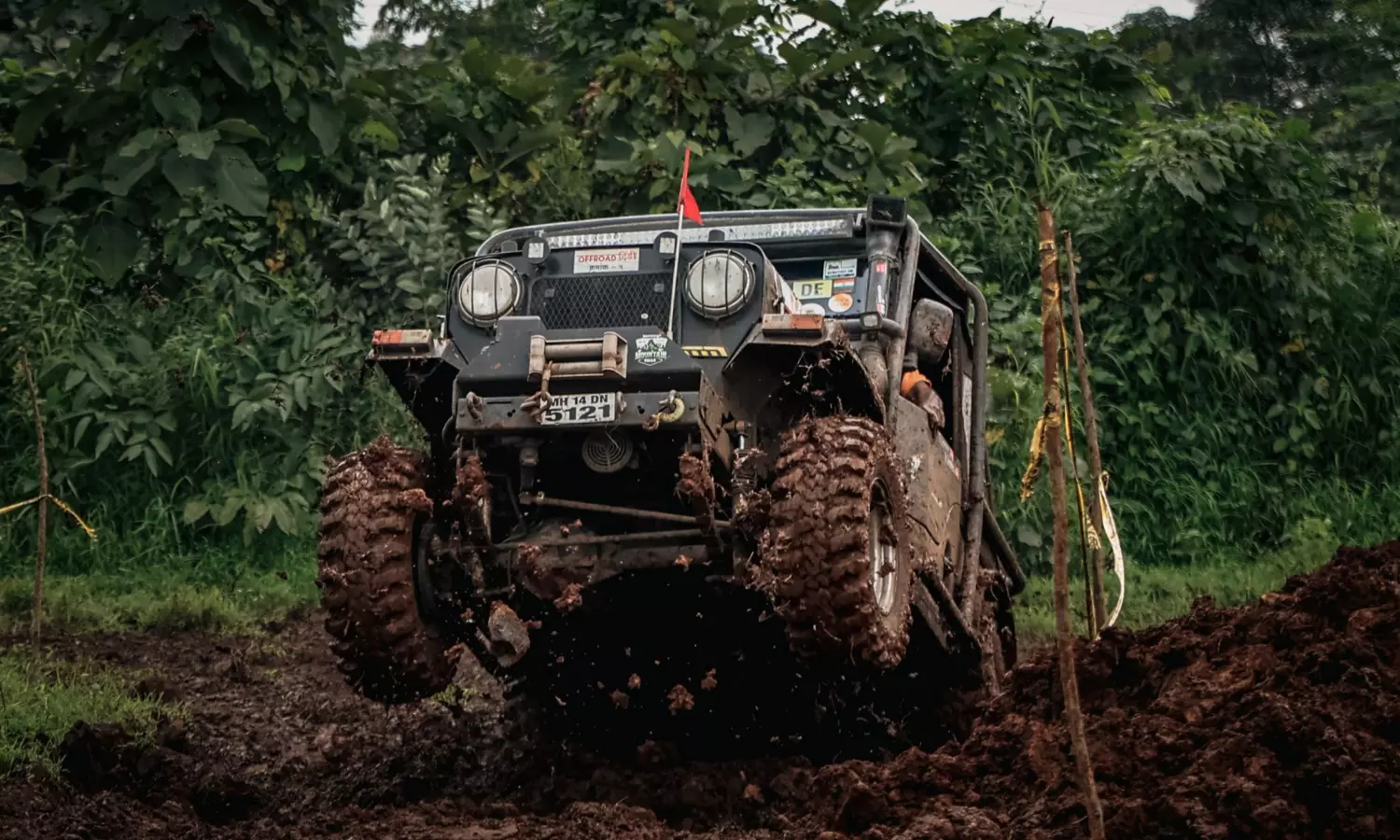 Getting muddy at the MMC Offroad Escape in Karjat