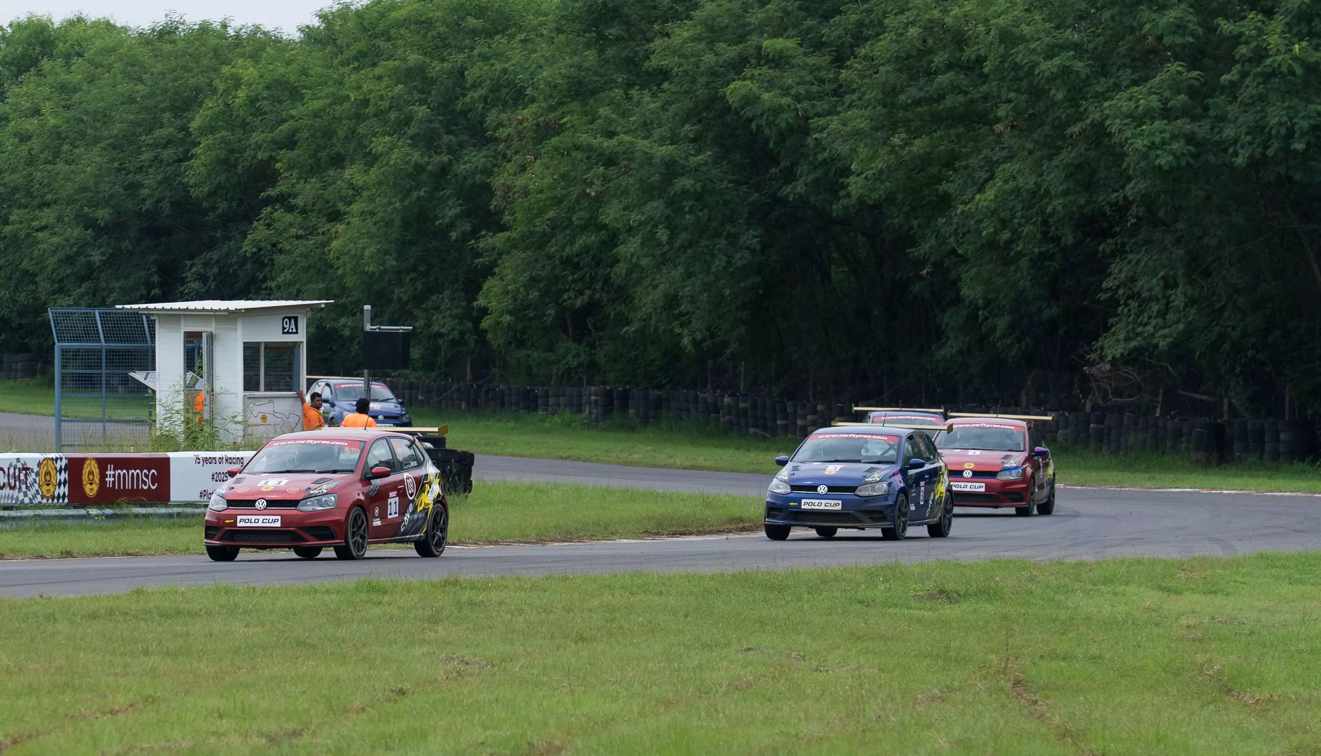 Polo Cup cars lapping around MIC, Chennai Polo Cup cars lapping around MIC, Chennai
