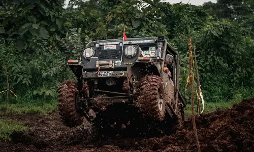 Getting muddy at the MMC Offroad Escape in Karjat Getting muddy at the MMC Offroad Escape in Karjat