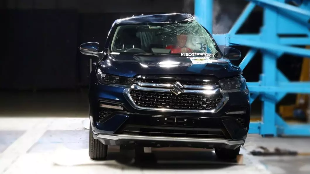 Maruti Suzuki Invicto scores 5-star in the Bharat NCAP crash safety test