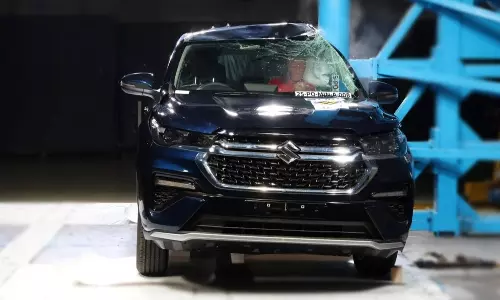Maruti Suzuki Invicto scores 5-star in the Bharat NCAP crash safety test Maruti Suzuki Invicto scores 5-star in the Bharat NCAP crash safety test