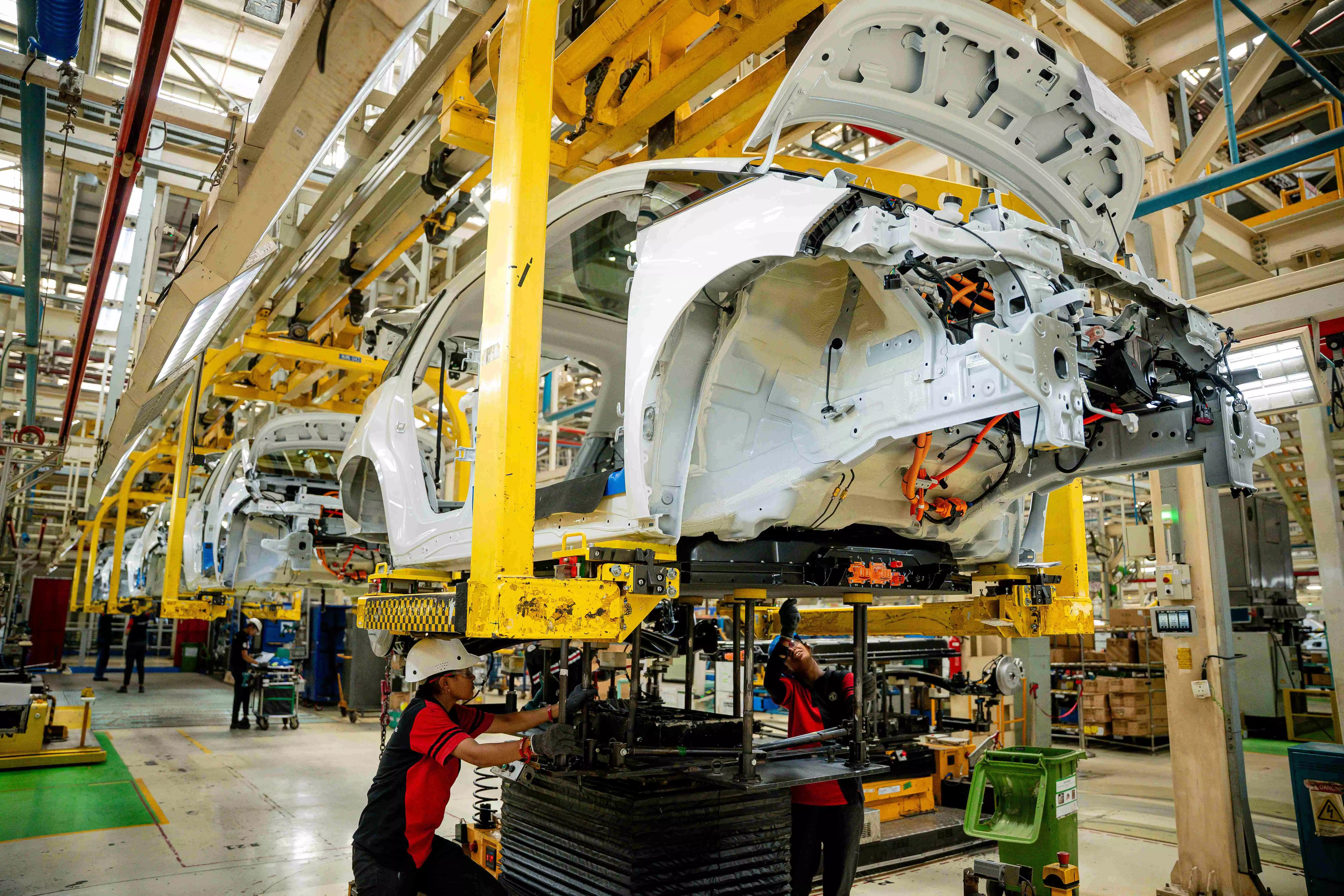 Inside the JSW MG Motor Plant in Gujarat