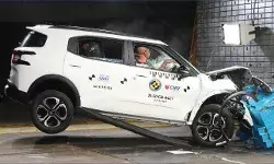 Citroen Aircross scores 5 stars in Bharat NCAP crash test Citroen Aircross scores 5 stars in Bharat NCAP crash test