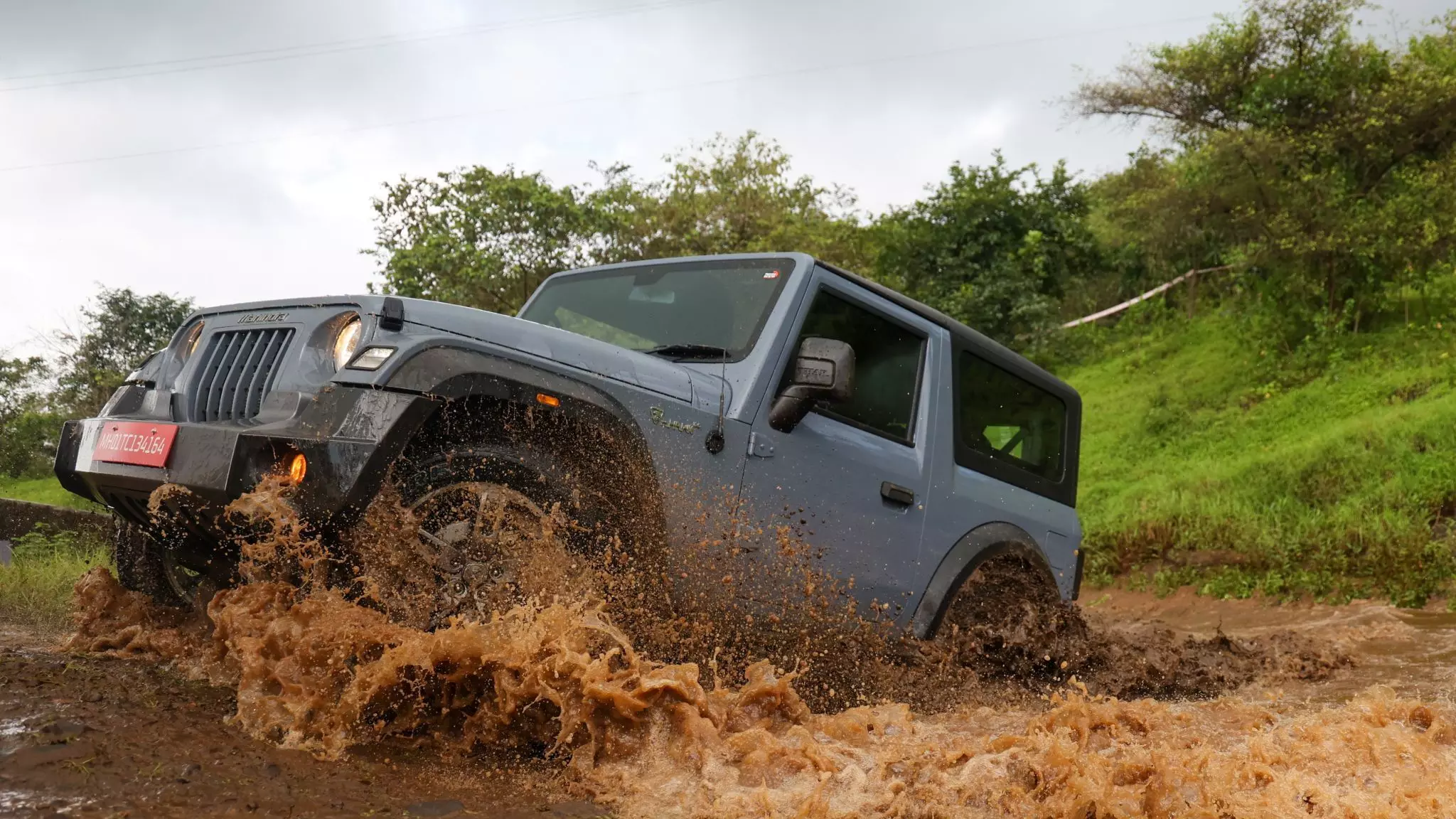 The Thar comes in a choice of seven variants with one petrol engine and two diesel engine options with MT and AT gearboxes — Shot by Rohit G Mane for evo India