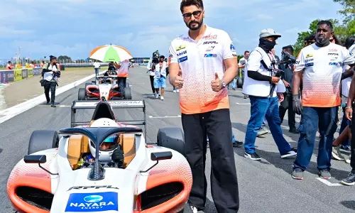 “Its been a learning curve for me,” says Arjun Kapoor about his Indian Racing League experience “Its been a learning curve for me,” says Arjun Kapoor about his Indian Racing League experience