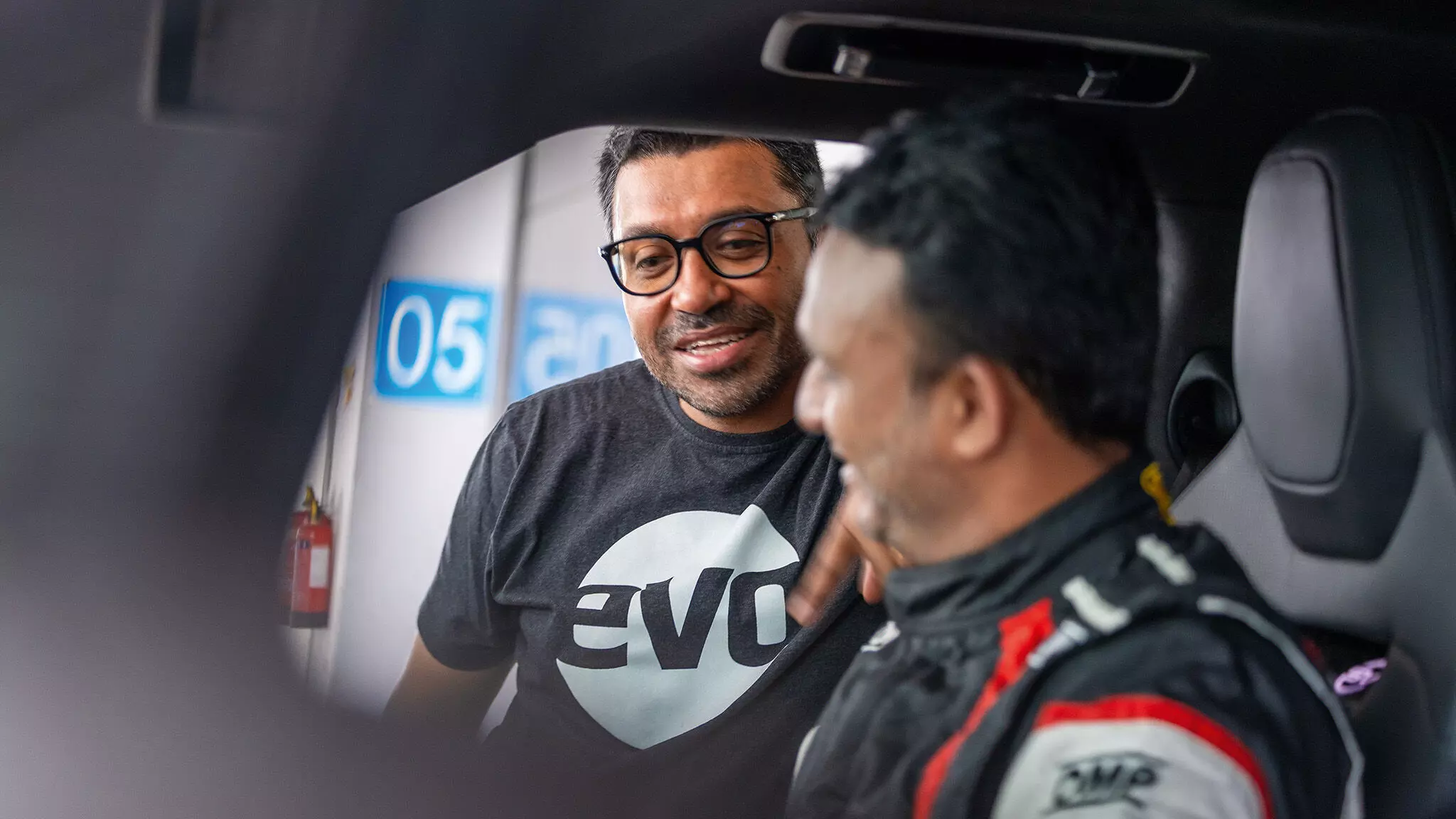 Siddharth Desai and Ed, Sirish Chandran reflect upon the lap time at BIC — Shot by Rohit G Mane for evo India Siddharth Desai and Ed, Sirish Chandran reflect upon the lap time at BIC — Shot by Rohit G Mane for evo India