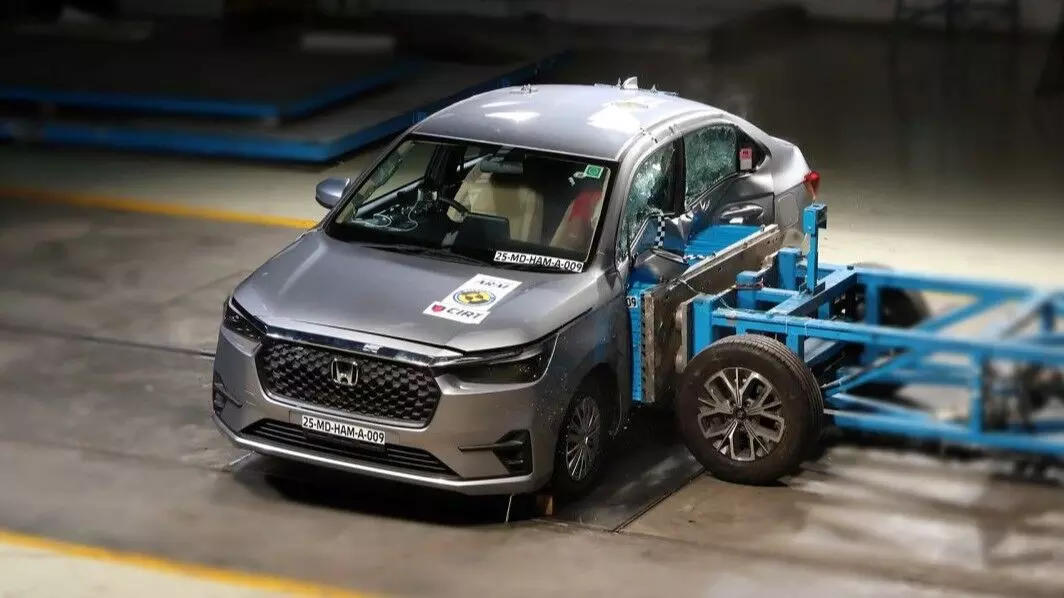 Honda Amaze (3rd-gen) side impact BNCAP test