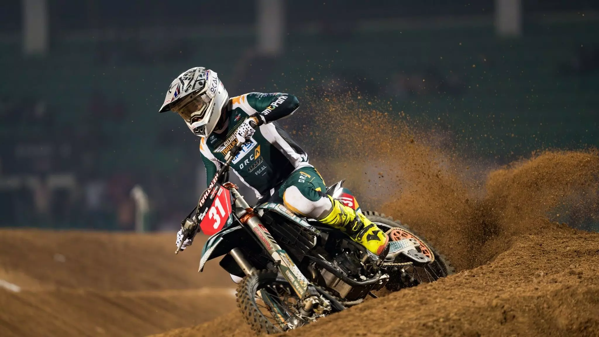 P3 finish from Ben Hallgren for Gujarat Trailblazers in 250cc Asia-India Mix Class, Round 2 ISRL S2