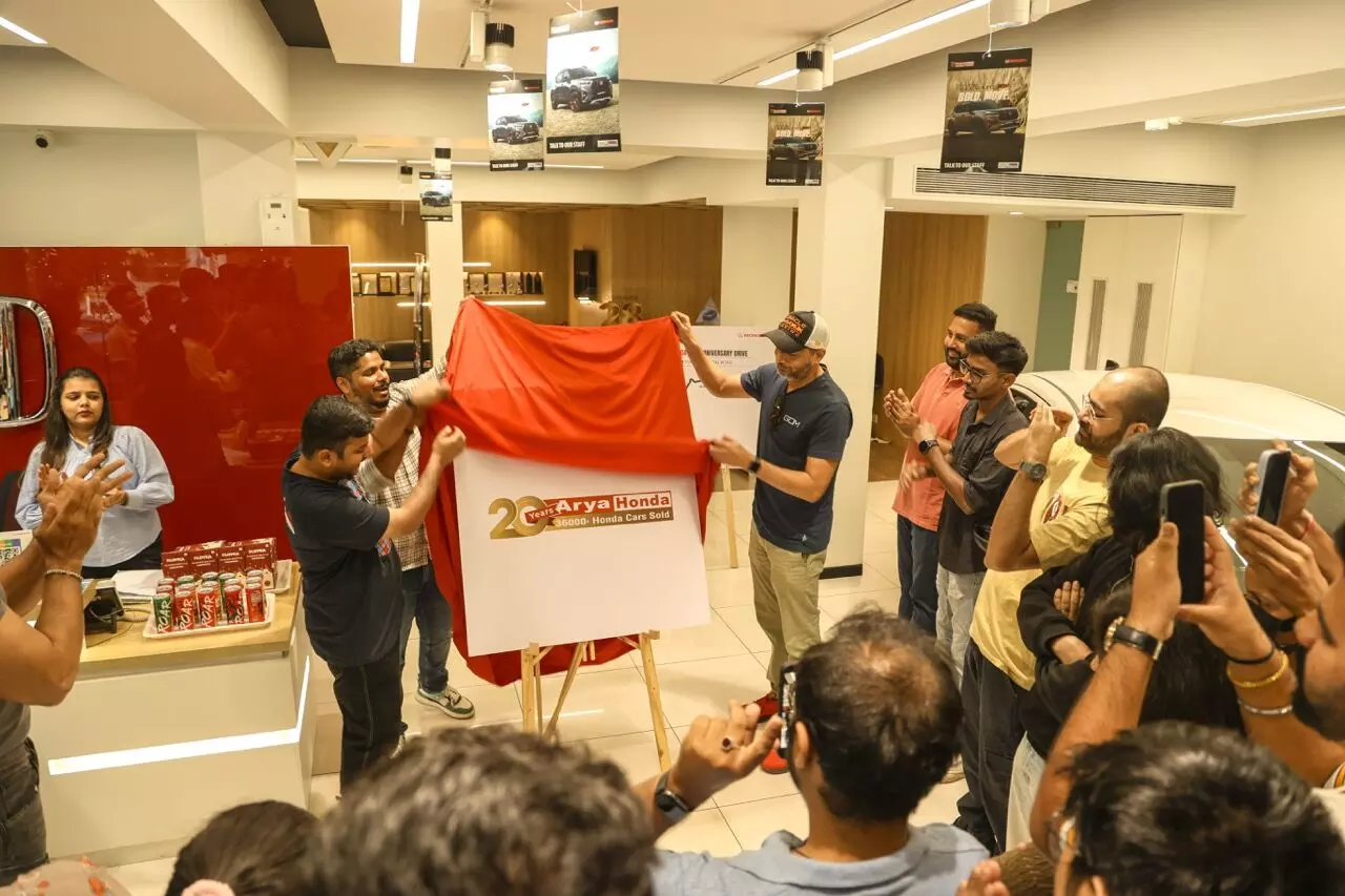 Arya Honda in Mumbai put together this drive to celebrate 30 years of Honda Cars India Arya Honda in Mumbai put together this drive to celebrate 30 years of Honda Cars India